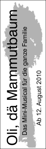 Oli, d� Mammutbaum